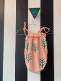 Romper bloem (mt 80-92)