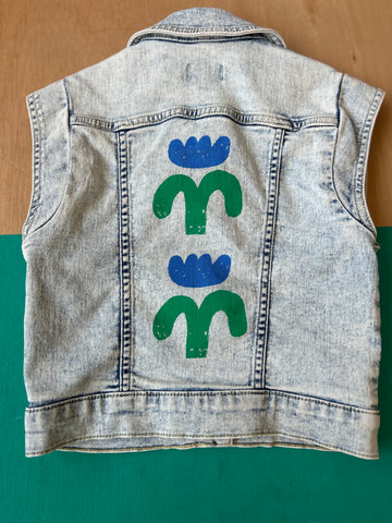 Denim gilet (mt 116-122)
