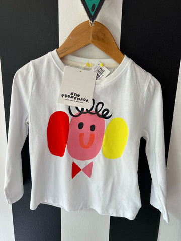 Longsleeve gezichtje (mt 86-92)