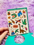 Dino sticker boekje