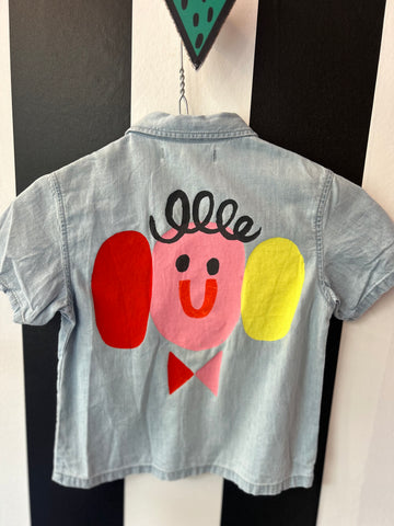 Blouse gezichtje (mt 92-98)