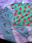 Denim met shirt - mt 116