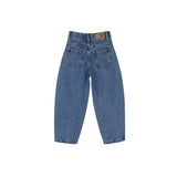 Balloon denim pants