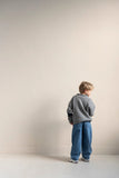 Balloon denim pants