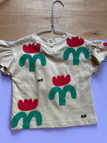 Shirtje bloem (mt 68)