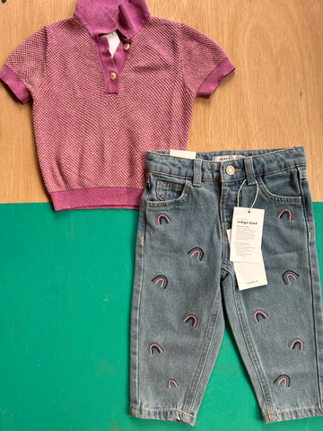 Polo met jeans - mt 86