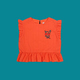 Jelly mallow blouse Cherry