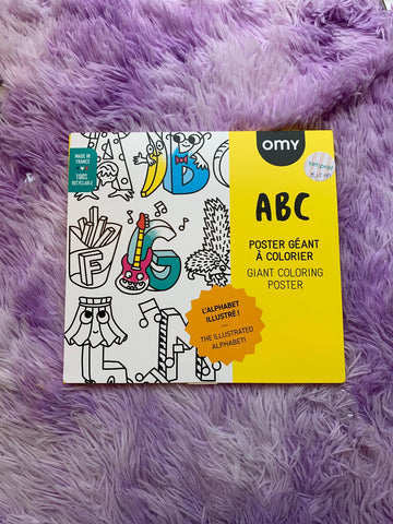 Abc kleur poster