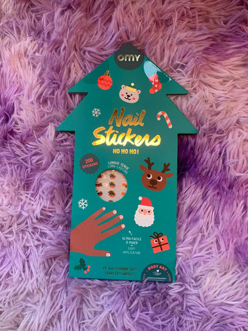 Kerst nagel stickers