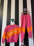 Sports set roze (mt 110-116)