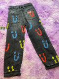 Jeans smiley (mt 128-134)
