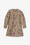 Saar jurk zebra