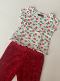 Bloemenshirt met flared pants - mt 104