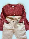 Blouse met flared pants - mt 104