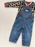 Luipaard vest met tuinpak - mt 86