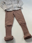Geruite blouse met broekje - mt 128