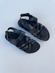 Zgan zwart leren sandalen - mt 26