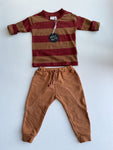 Gestreept shirt met harembroekje - mt 86-92