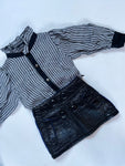 Blouse met lak rokje - mt 98-104