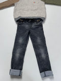 Warme trui met jeans - mt 110